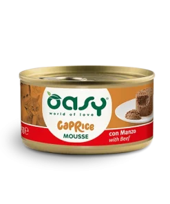 OASY CAPRICE Mousse per Gatti con Manzo
