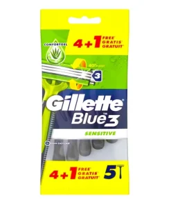 Gillette Blue 3 Rasoio Usa e Getta Sensitive x 4+1