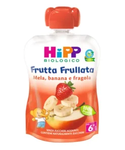 Hipp Frutta Frullata Bio Mela/Banana/Fragola 90 g