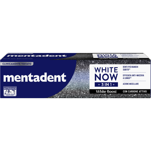 Mentadent White Now 3 in 1 Boost 75 ml - immagine 2