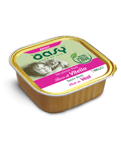 OASY Delizioso Patè ricco di vitello per gatti